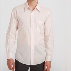 Yves Saint Laurent Pale Pink Long-Sleeve Dress Shirt